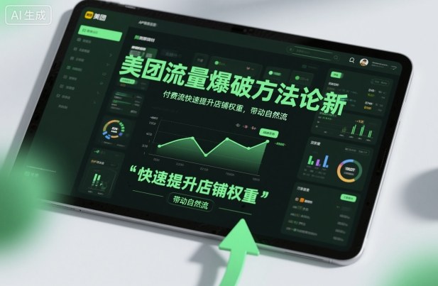 美团流量爆破方法论，付费流快速提升店铺权重，带动自然流| 网创圈