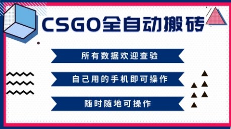 CSGO全自动搬砖，年底钱回家好项目，当天可拿到结果，新手小白轻松月入1W+【揭秘】| 网创圈
