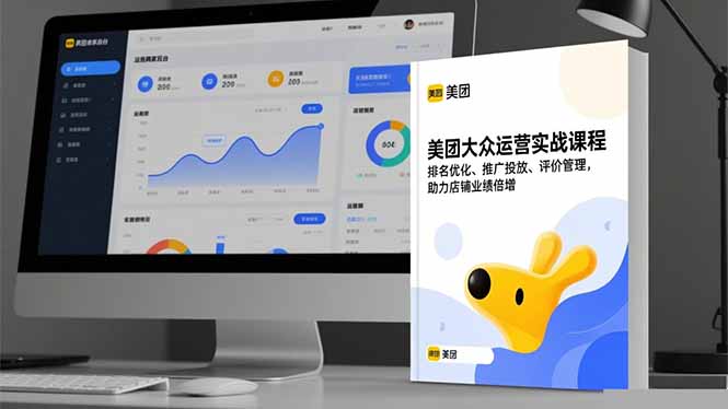 美团大众运营实战课程，排名优化、推广投放、评价管理，助力店铺业绩倍增| 网创圈