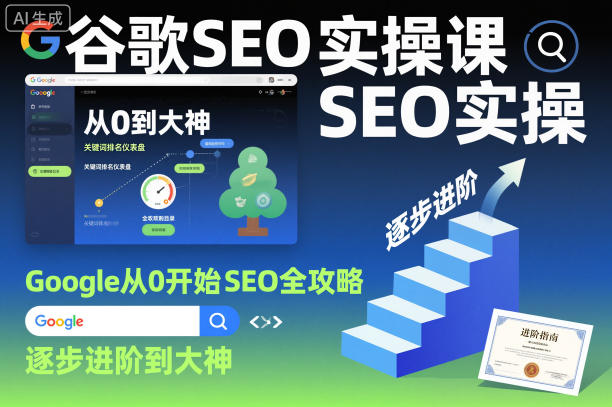 谷歌SEO实操课，Google从0开始SEO全攻略，逐步进阶到大神| 网创圈