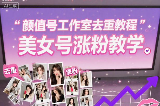 颜值号工作室去重教程，美女号涨粉教学| 网创圈