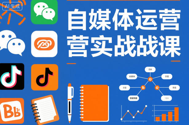 自媒体运营实战课，掌握一套系统的自媒体运营底层方法论，成为优秀的内容创作者| 网创圈