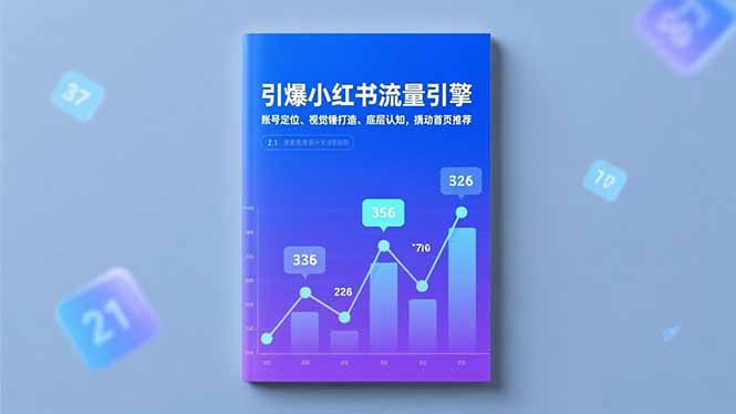 引爆小红书流量引擎，账号定位、视觉锤打造、底层认知，撬动首页推荐| 网创圈