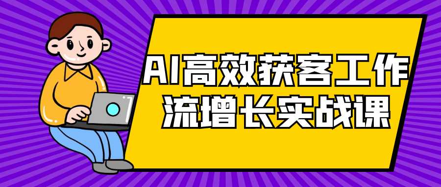 AI高效获客工作流增长实战课| 网创圈