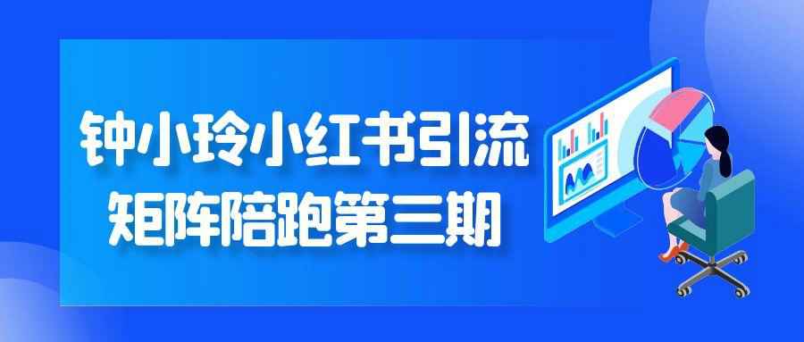 钟小玲小红书引流矩阵陪跑第三期| 网创圈