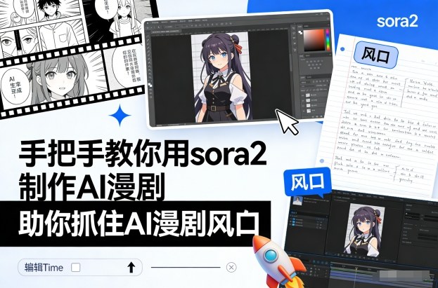 手把手教你用sora2制作AI漫剧，助你抓住AI漫剧风口| 网创圈