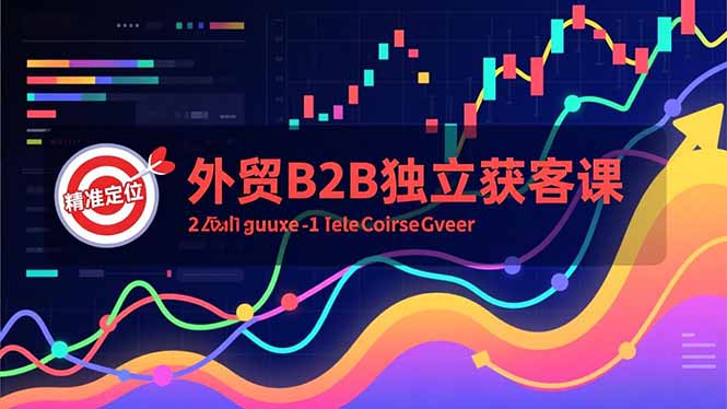 外贸B2B独立获客课，Facebook主页搭建、消息互动广告、精准定位，打造高询盘系统| 网创圈