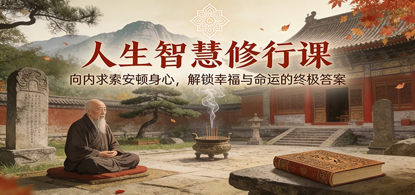 人生智慧修行课：向内求索安顿身心，解锁幸福与命运的终极答案| 网创圈