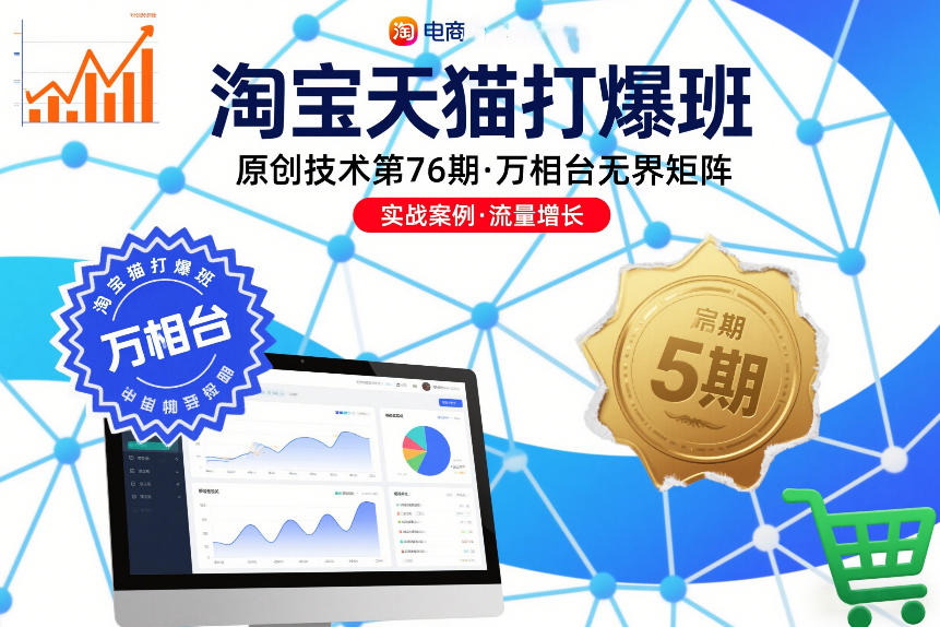 淘宝天猫打爆班原创技术第76期，万相台无界矩阵| 网创圈