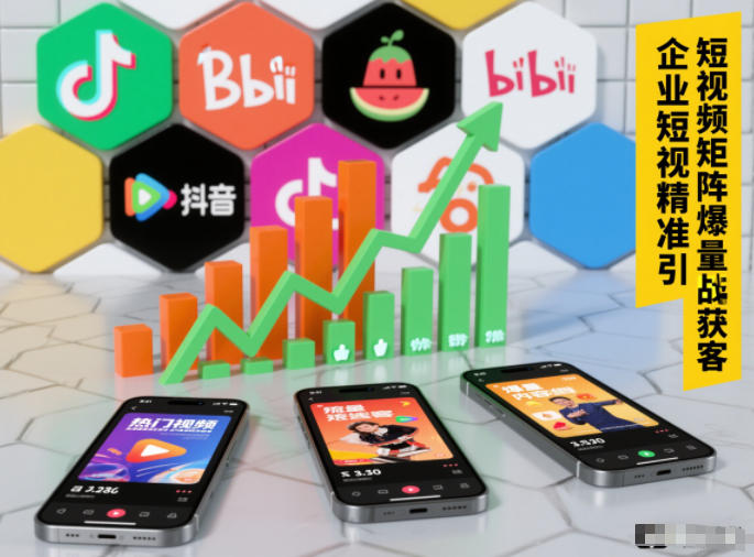 企业短视频精准引流矩阵获客，短视频矩阵爆量战法| 网创圈