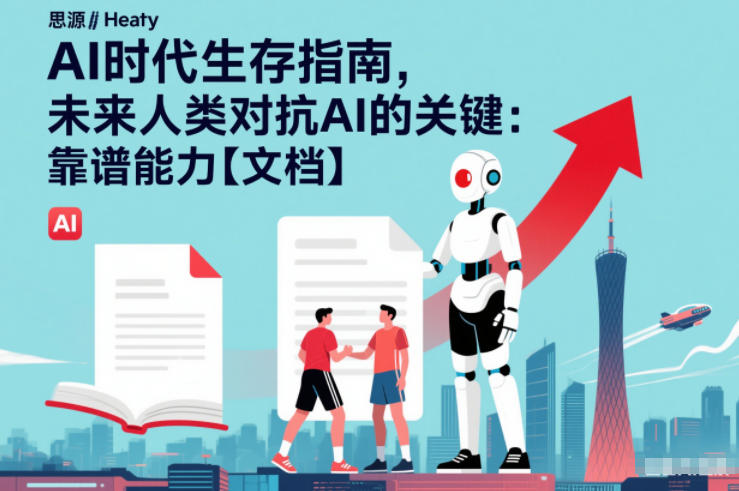 AI时代生存指南，未来人类对抗AI的关键：靠谱能力【文档】| 网创圈