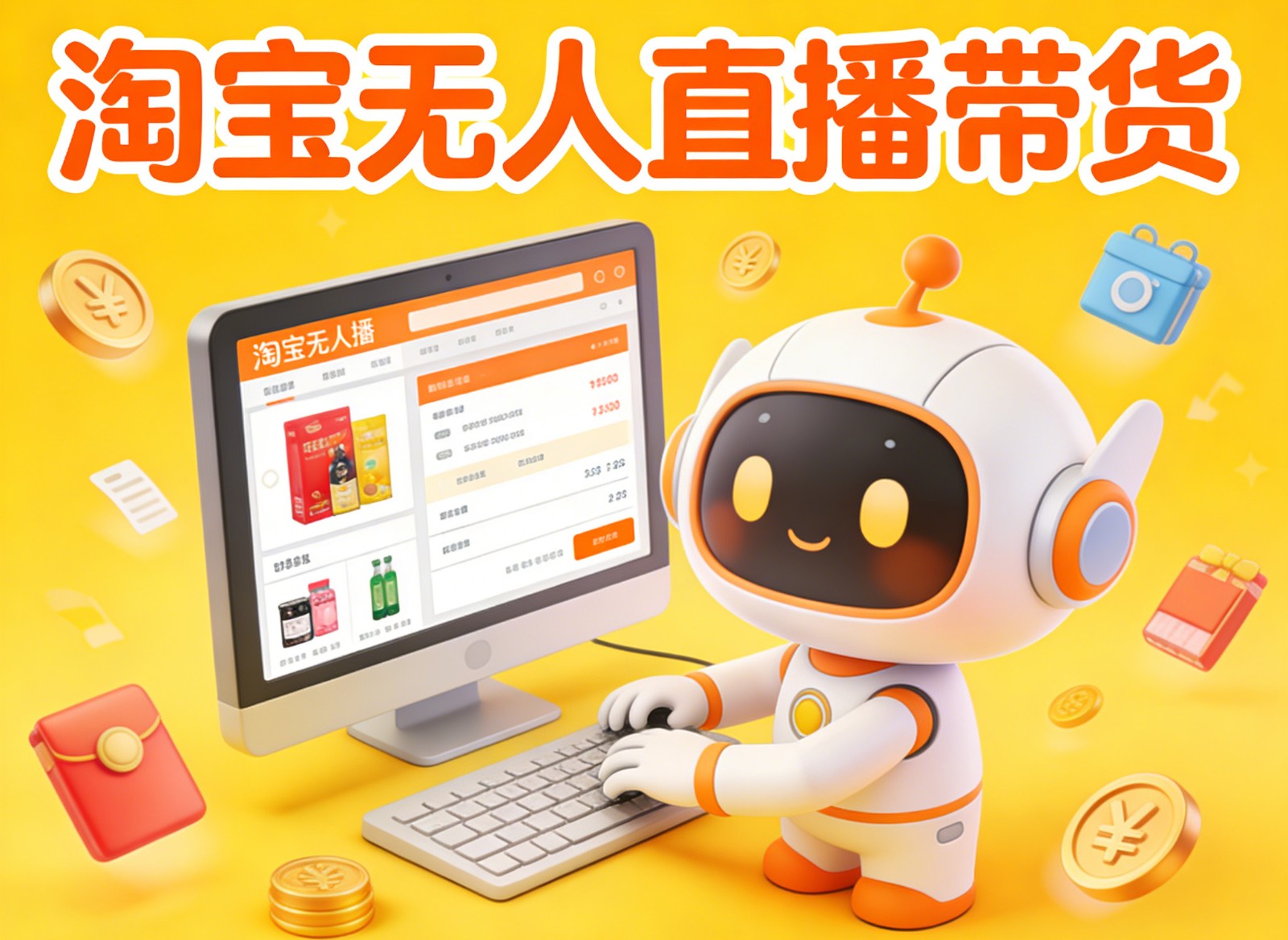 淘宝无人直播带货，24小时自动卖货，月佣金1W+，不违规不封号，不用露脸| 网创圈