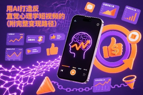 用AI打造“反直觉”心理学短视频的流量密码(附完整变现路径)| 网创圈