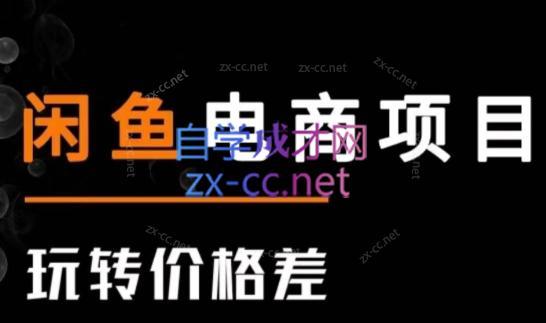 亿创繁星·闲鱼电商项目(玩转价格差)| 网创圈