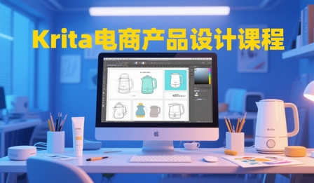 大梦老师·Krita电商产品设计课程| 网创圈