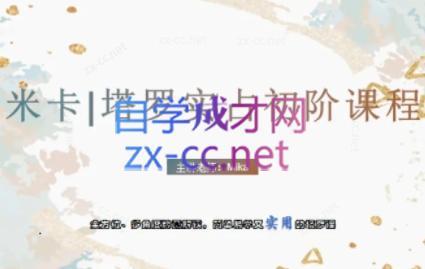 米卡·实占塔罗初阶课| 网创圈