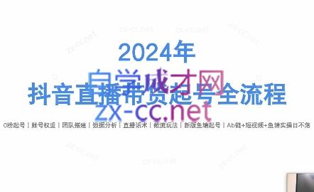 六六老师·2024年抖音直播带货起号全攻略| 网创圈