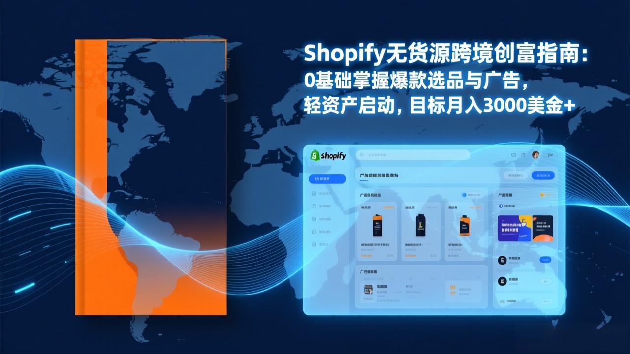 Shopify爆款打法实战：从选品到广告投放，复制爆款模型，驱动独立站月销售额破万刀| 网创圈