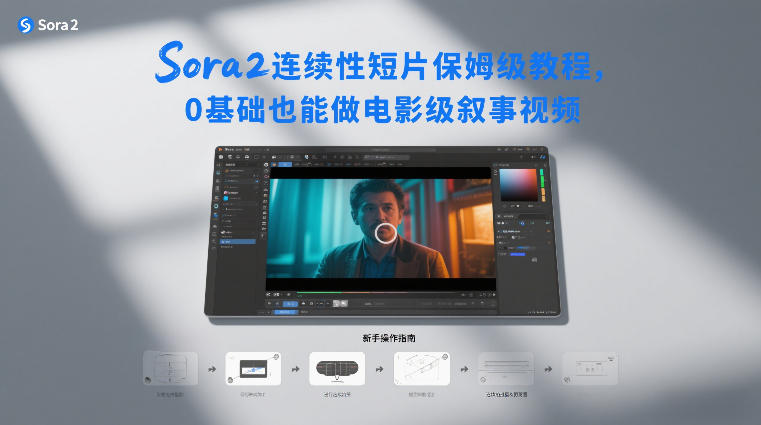 Sora2连续性短片保姆级教程，0基础也能做电影级叙事视频| 网创圈