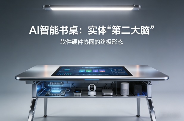 AI智能书桌搭建，构建你的实体“第二大脑”，软件硬件协同的终极形态| 网创圈