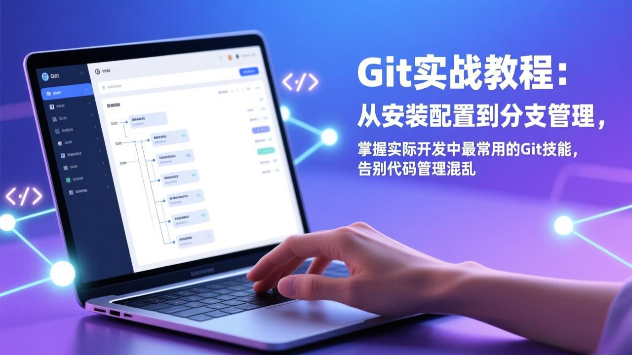 Git实战教程：从安装配置到分支管理，掌握实际开发中最常用的Git技能，告别代码管理混乱| 网创圈
