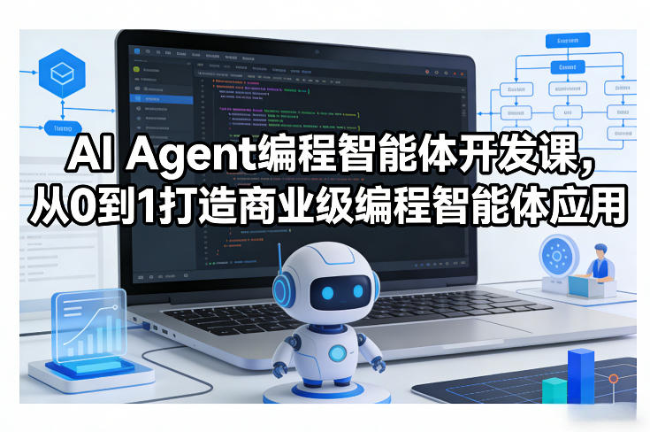 AI Agent编程智能体开发课，从0到1打造商业级编程智能体应用| 网创圈