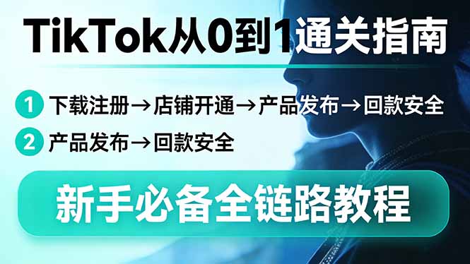 TikTok从0到1通关指南：下载注册→店铺开通→产品发布→回款安全，新手必备全链路教程| 网创圈