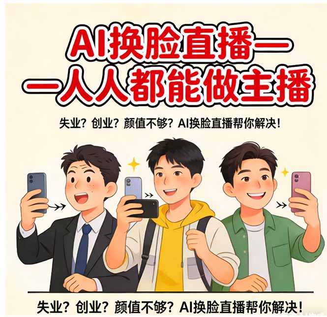 AI换脸直播，人人都能做主播| 网创圈