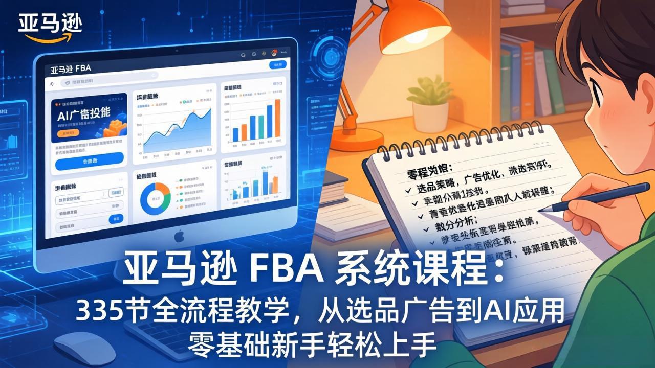 亚马逊 FBA 系统课程(更新26年3月| 网创圈