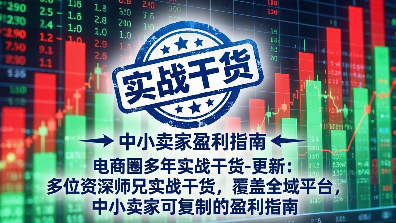 电商圈多年实战干货-更新4月：多位资深师兄实战干货，覆盖全域平台，中小卖家可复制的盈利指南| 网创圈