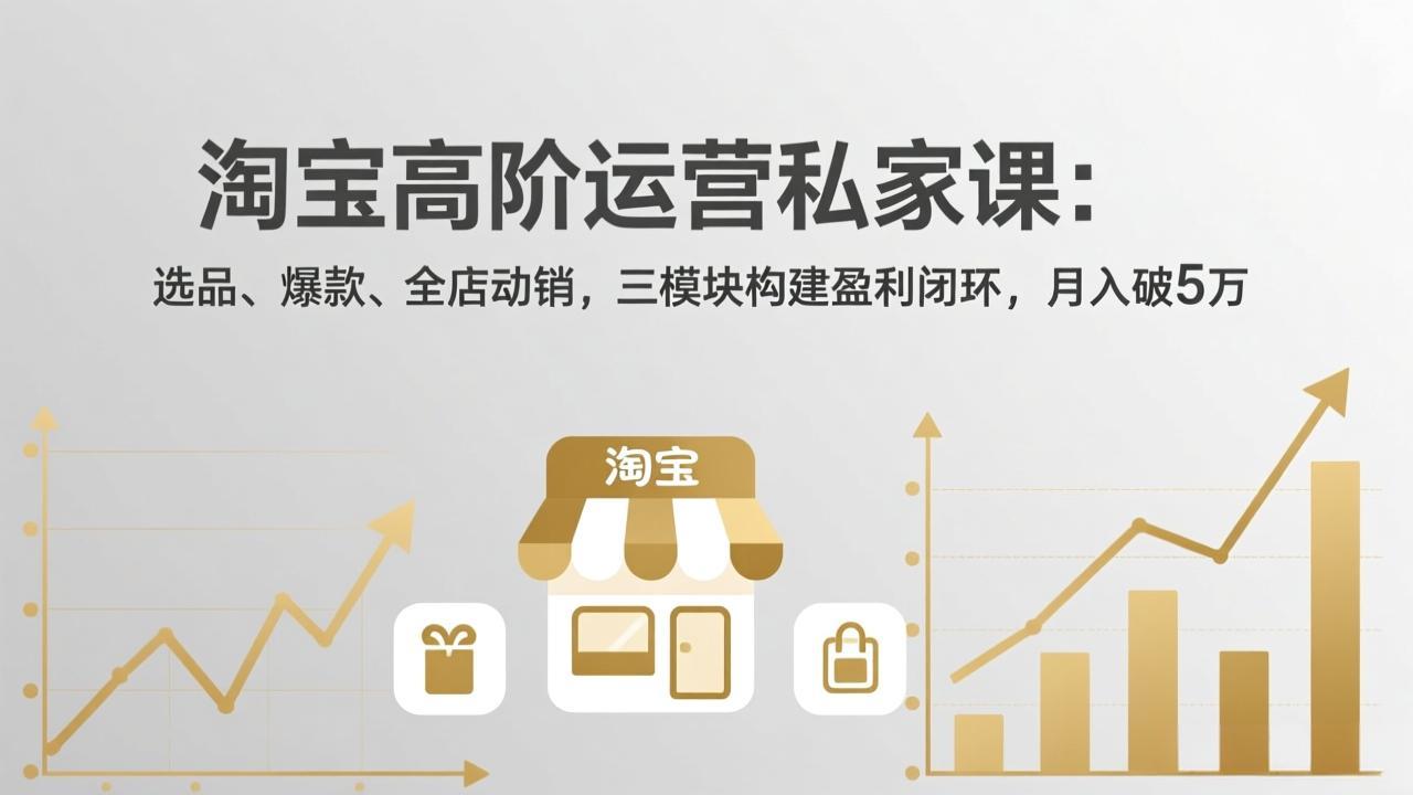 淘宝高阶运营私家课(更新26年4月| 网创圈