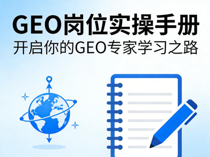 GEO岗位实操手册，开启你的GE0专家学习之路| 网创圈