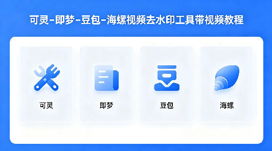 可灵–即梦–豆包–海螺视频去水印工具带视频教程| 网创圈