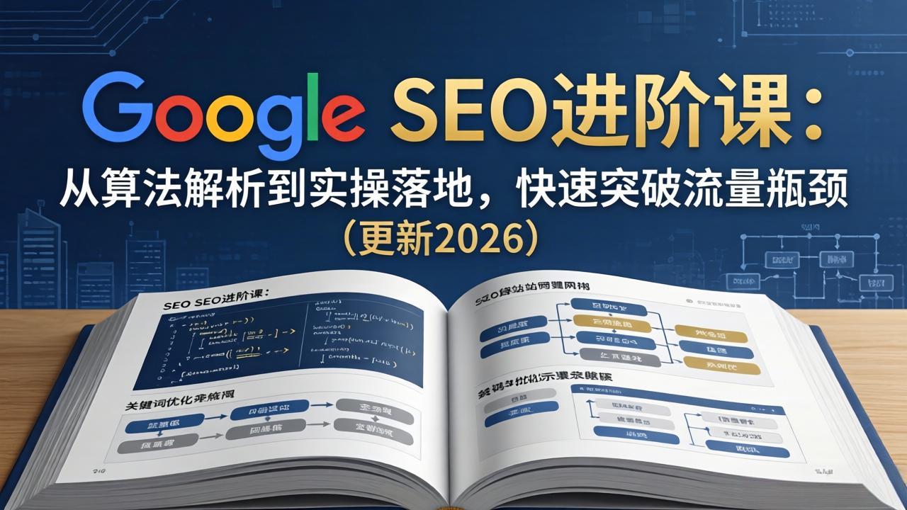 Google SEO进阶课：从算法解析到实操落地，快速突破流量瓶颈(更新2026| 网创圈