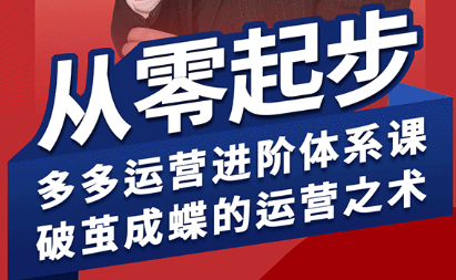 海神·拼多多运营进阶系统课(更新2026)| 网创圈