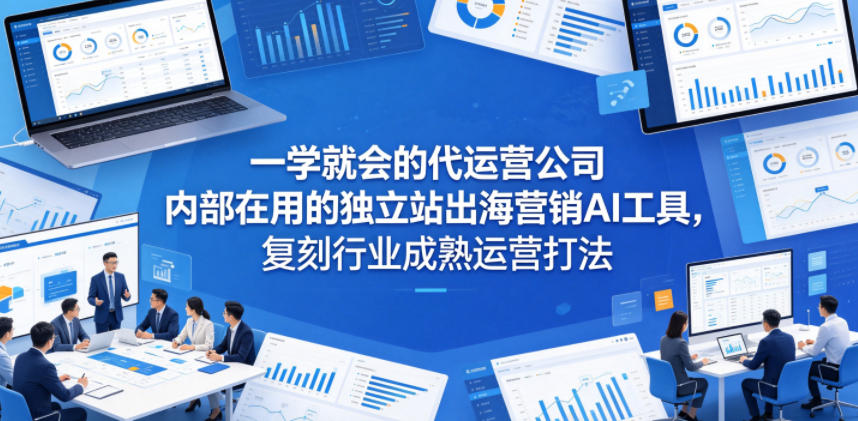 一学就会的代运营公司内部在用的独立站出海营销AI工具，复刻行业成熟运营打法| 网创圈