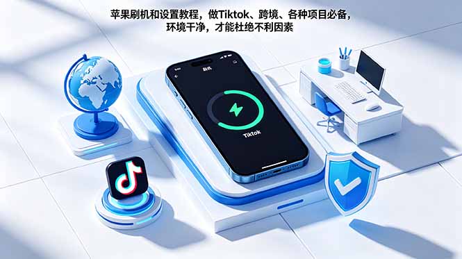 苹果刷机和设置教程，做Tiktok、跨境、各种项目必备，环境干净，才能杜绝不利因素| 网创圈