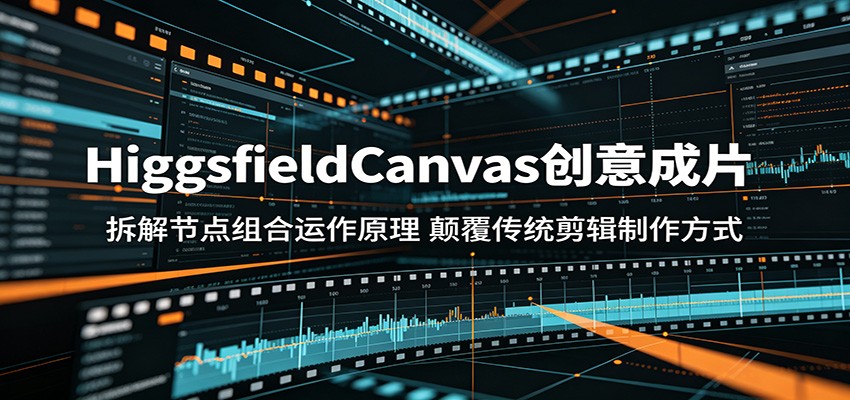 HiggsfieldCanvas创意成片：拆解节点组合运作原理，颠覆传统剪辑制作方式| 网创圈