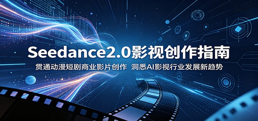 Seedance2.0影视创作指南：贯通动漫短剧商业影片创作，洞悉AI影视行业发展新趋势| 网创圈