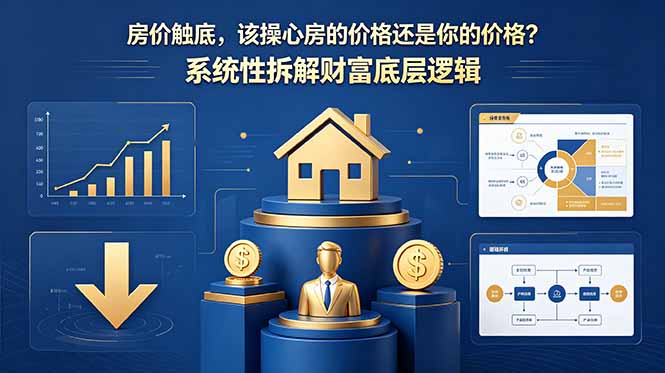 付费文章：房价触底，该操心房的价格还是你的价格？系统性拆解财富底层逻辑| 网创圈