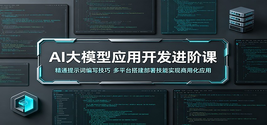 AI大模型应用开发进阶课：精通提示词编写技巧，多平台搭建部署技能实现商用化应用| 网创圈