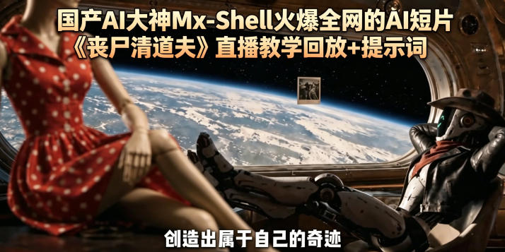 国产AI大神Mx-Shell火爆全网的AI短片《丧尸清道夫》直播教学回放+提示词| 网创圈