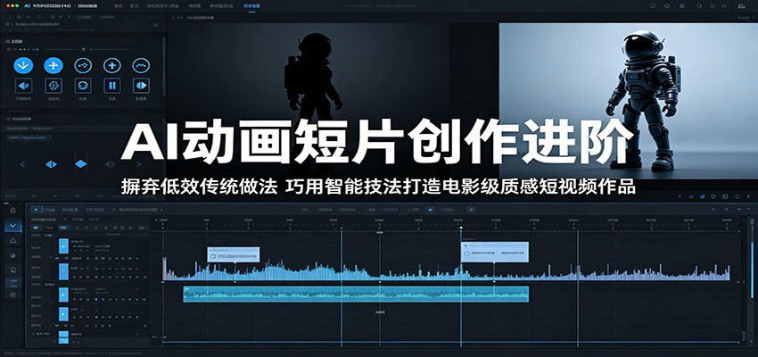 AI动画短片创作进阶：摒弃低效传统做法，巧用智能技法打造电影级质感短视频作品| 网创圈
