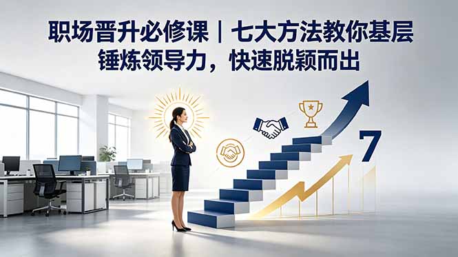 付费文章：职场晋升必修课｜七大方法教你基层锤炼领导力，快速脱颖而出| 网创圈