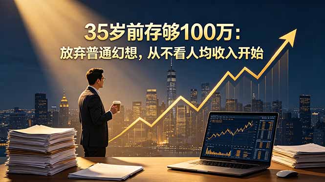 35岁前存够100万：放弃普通幻想，从不看人均收入开始| 网创圈