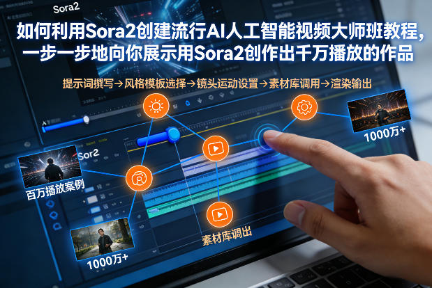 如何利用Sora2创建流行AI人工智能视频大师班，一步一步地向你展示用Sora2创作出千万播放的作品| 网创圈