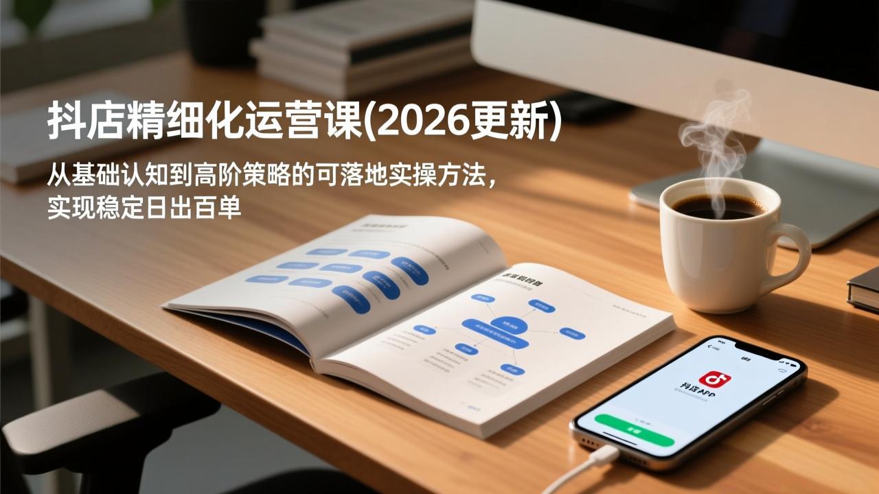 抖店精细化运营课(2026更新| 网创圈